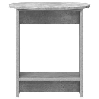 Bijzettafel Beton Grijs 50 x 39,5 x 55 cm Geconstrueerd hout