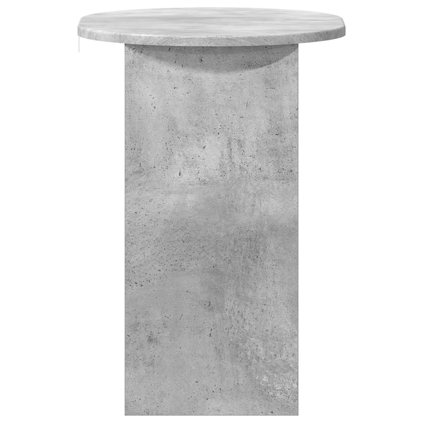Bijzettafel Beton Grijs 50 x 39,5 x 55 cm Geconstrueerd hout