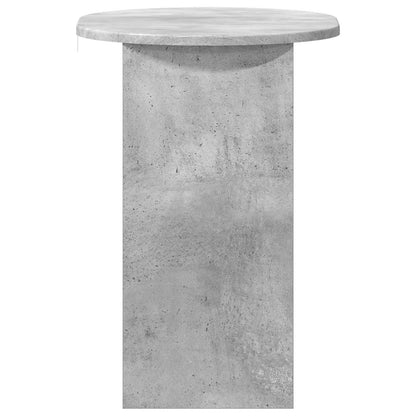 Bijzettafel Beton Grijs 50 x 39,5 x 55 cm Geconstrueerd hout
