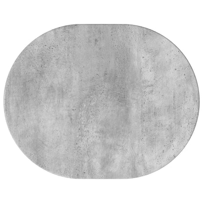 Bijzettafel Beton Grijs 50 x 39,5 x 55 cm Geconstrueerd hout