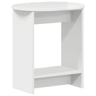 High Gloss White Side Table 50 x 39.5 x 55 cm Engineered Wood