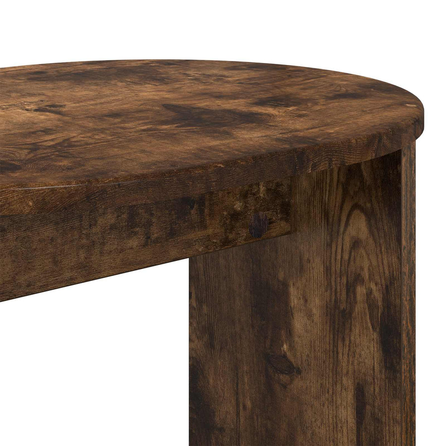 Bijzettafel Gerookte Eik 50 x 39,5 x 55 cm Geconstrueerd hout