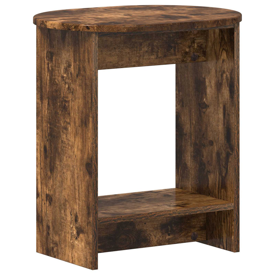 Bijzettafel Gerookte Eik 50 x 39,5 x 55 cm Geconstrueerd hout