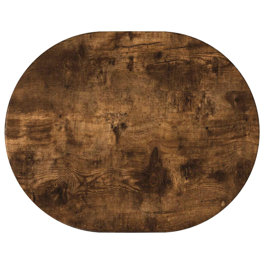 Bijzettafel Gerookte Eik 50 x 39,5 x 55 cm Geconstrueerd hout