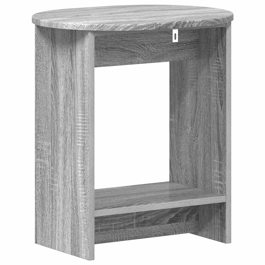 Bijzettafel Grijze Sonoma 50 x 39,5 x 55 cm Geconstrueerd hout