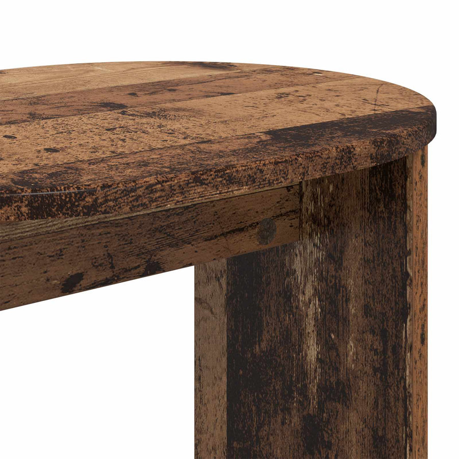 Bijzettafel Oudhout 50 x 39,5 x 55 cm Geconstrueerd hout