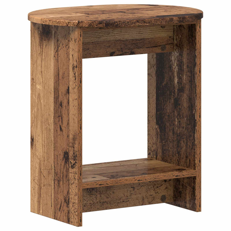 Bijzettafel Oudhout 50 x 39,5 x 55 cm Geconstrueerd hout