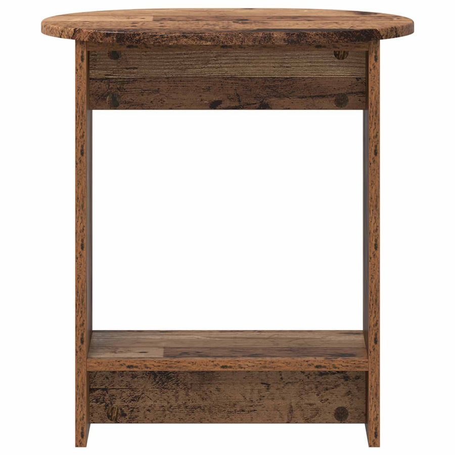 Bijzettafel Oudhout 50 x 39,5 x 55 cm Geconstrueerd hout