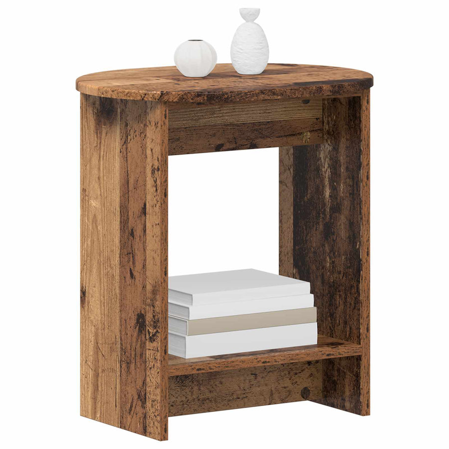 Bijzettafel Oudhout 50 x 39,5 x 55 cm Geconstrueerd hout