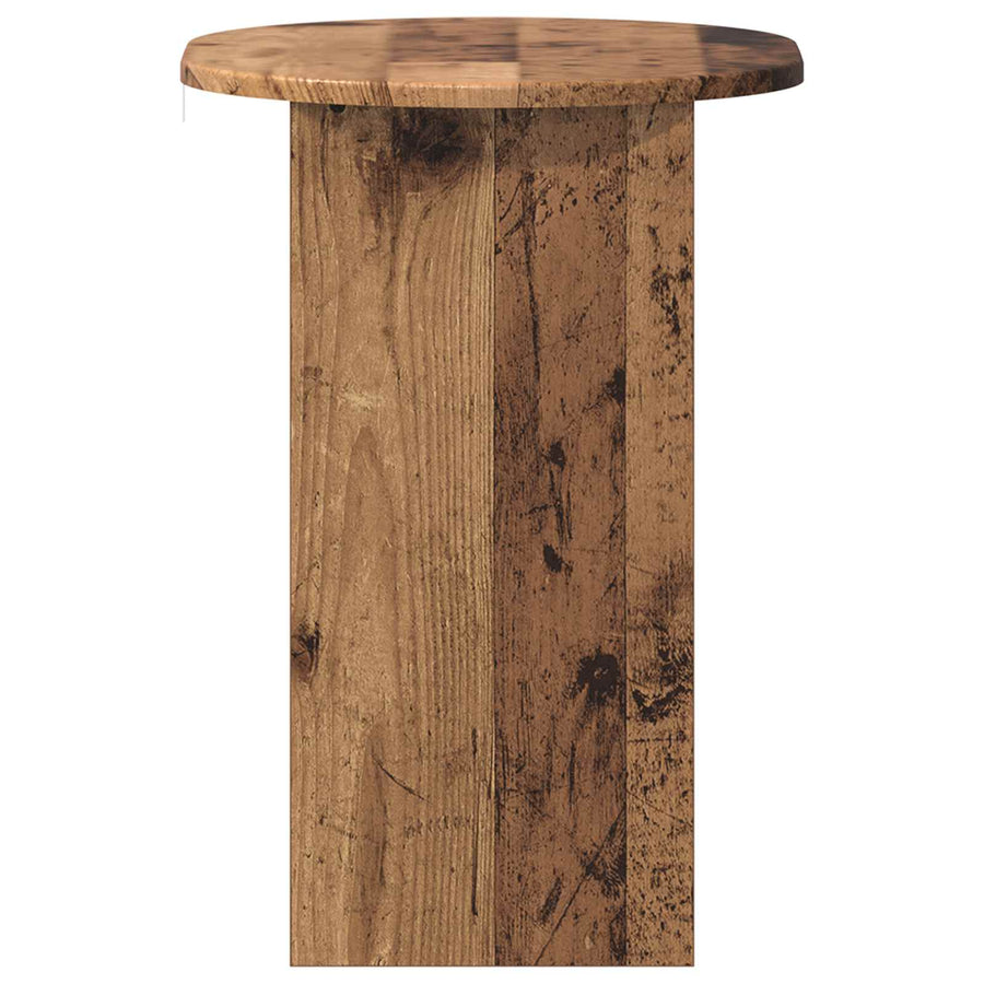 Bijzettafel Oudhout 50 x 39,5 x 55 cm Geconstrueerd hout