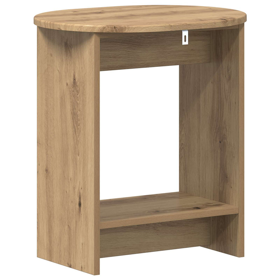 Bijzettafel Artisan Eik 50 x 39,5 x 55 cm Geconstrueerd hout