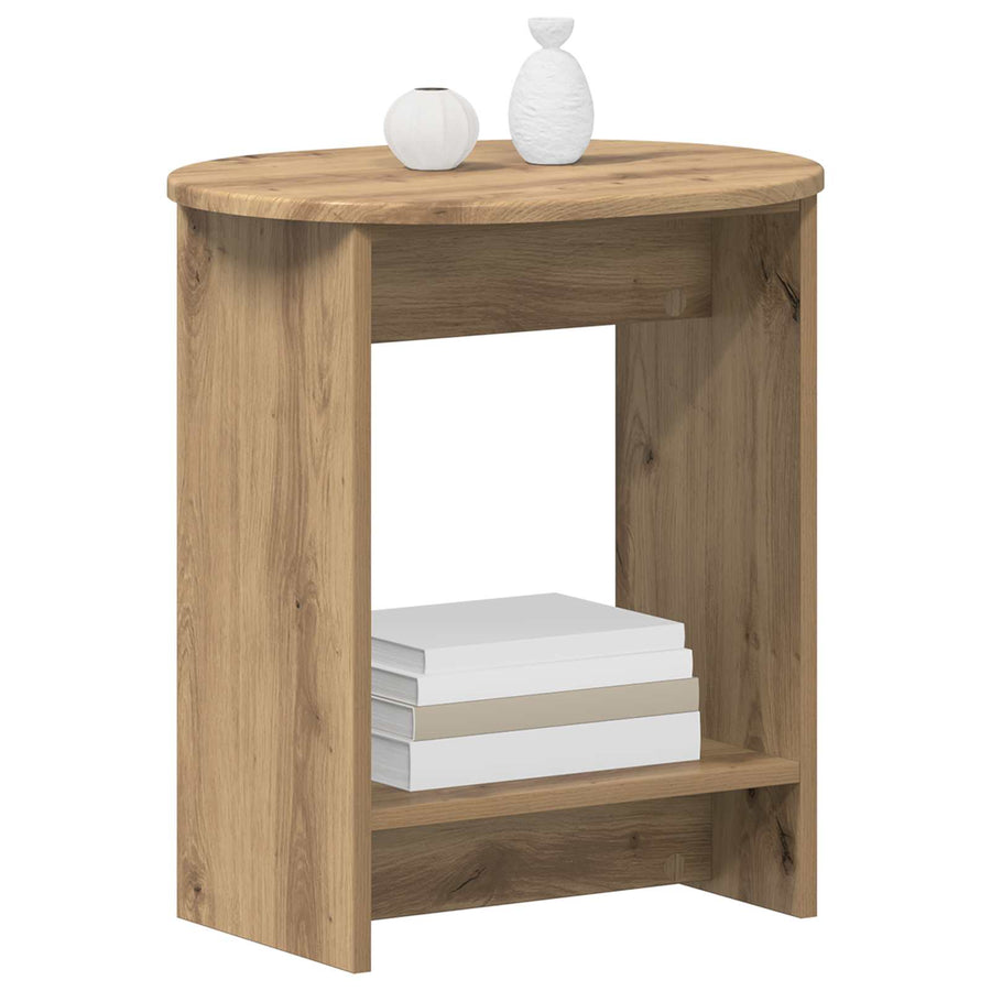 Bijzettafel Artisan Eik 50 x 39,5 x 55 cm Geconstrueerd hout