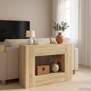 Consoletafel 101x29x74 cm bewerkt hout