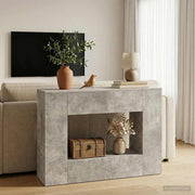 Consoletafel 101x29x74 cm bewerkt hout