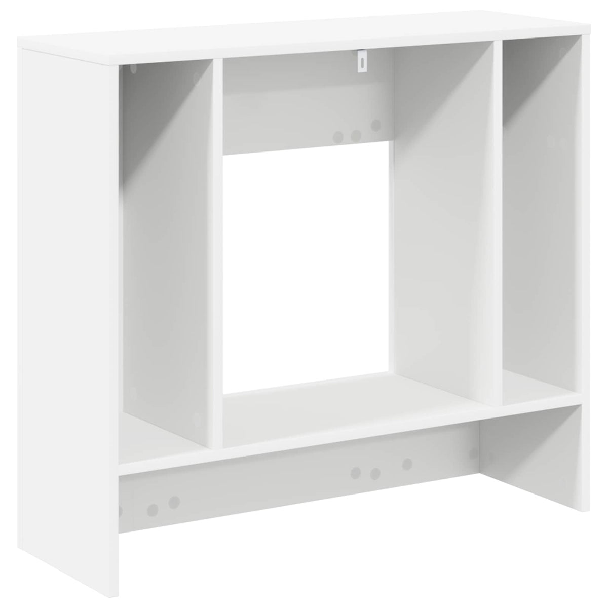 Console Table Wit 82 x 29 x 74 cm Bewerkt hout