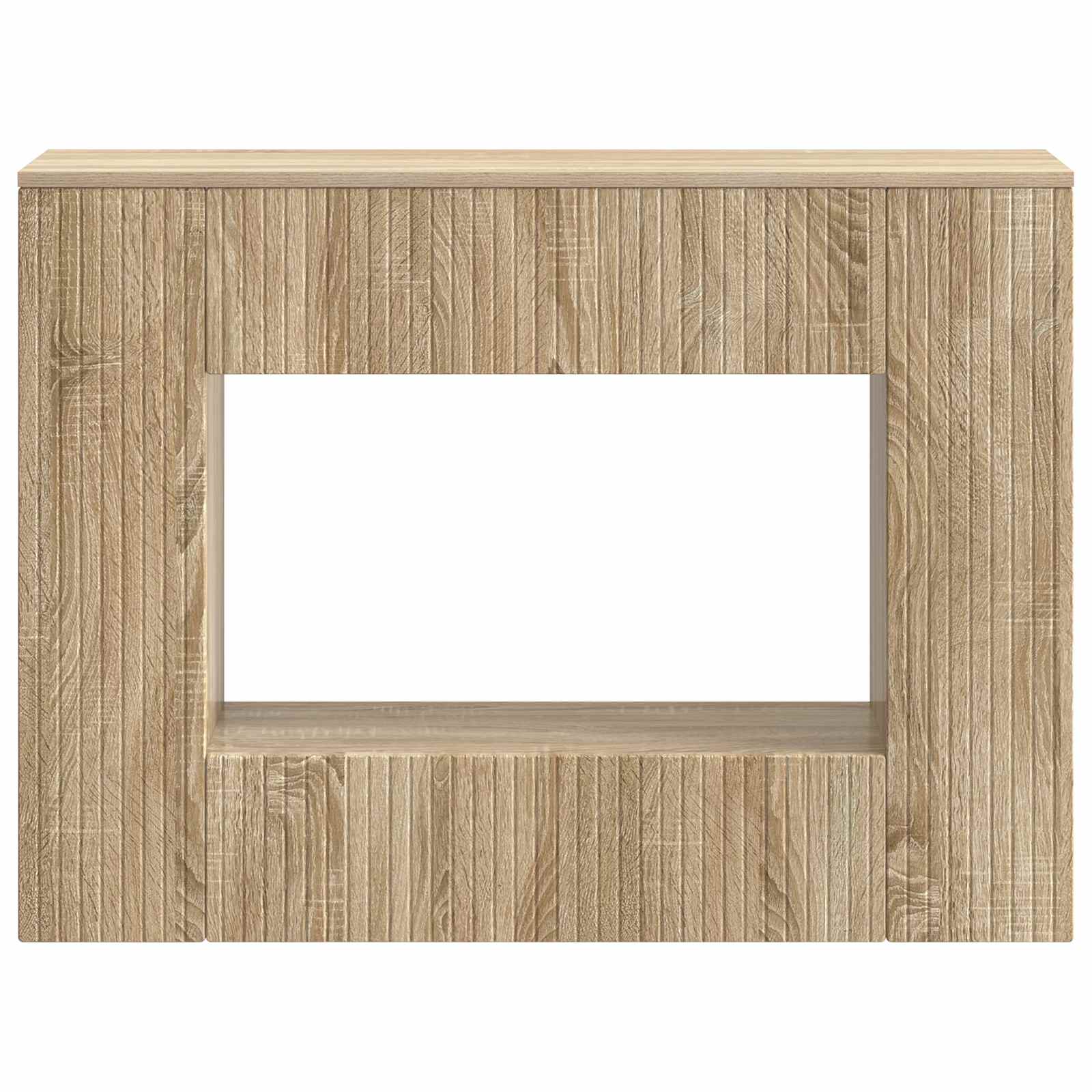 Wandtafel Sonoma Eiken 101 x 29 x 74 cm Geconstrueerd hout
