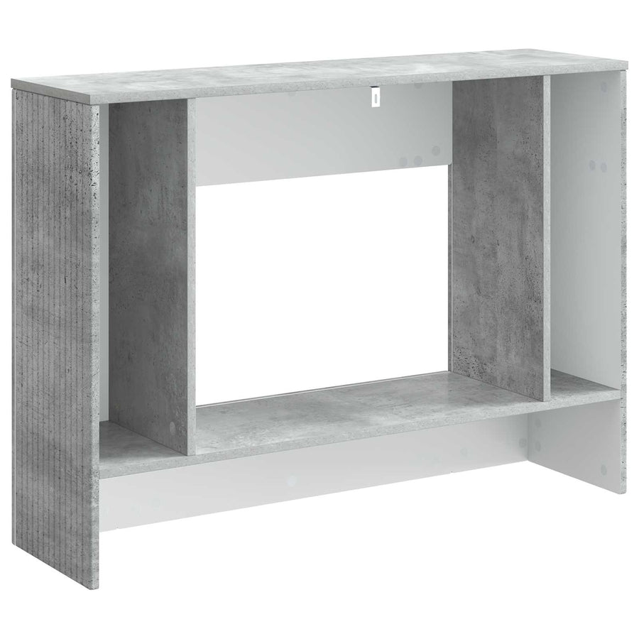 Wandtafel Beton Grijs 101 x 29 x 74 cm Geconstrueerd hout