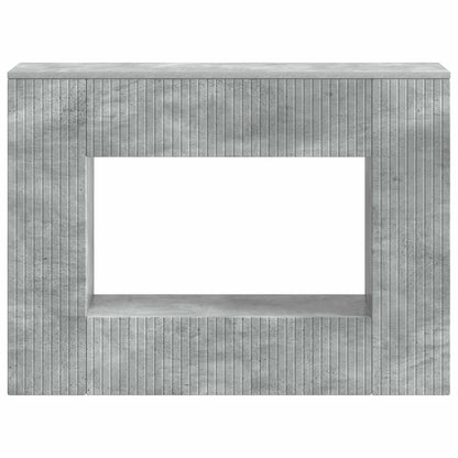 Wandtafel Beton Grijs 101 x 29 x 74 cm Geconstrueerd hout