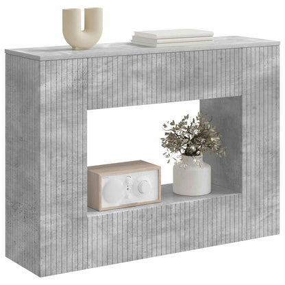 Wandtafel Beton Grijs 101 x 29 x 74 cm Geconstrueerd hout