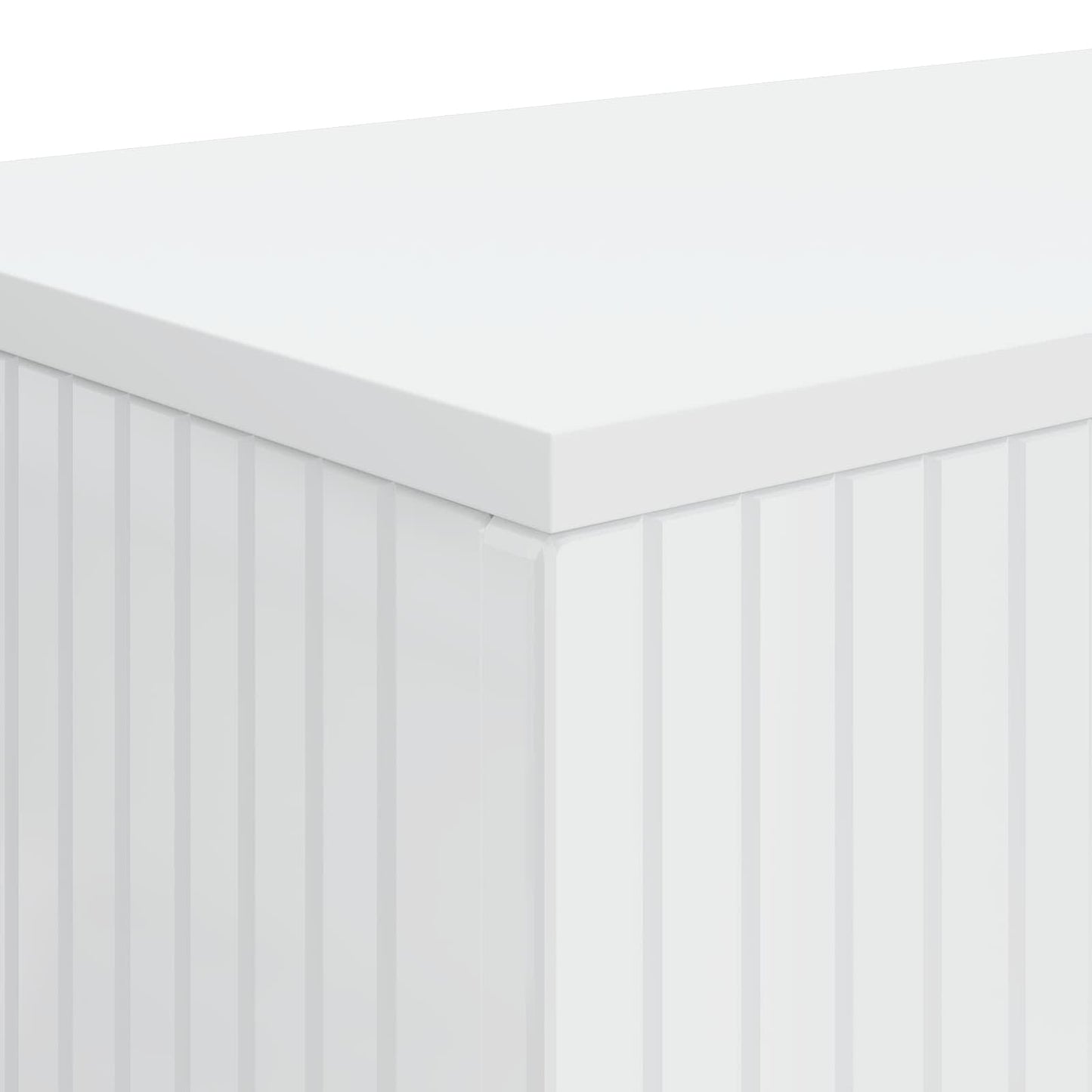 Wandtafel Hoogglans Wit 101 x 29 x 74 cm Geconstrueerd hout