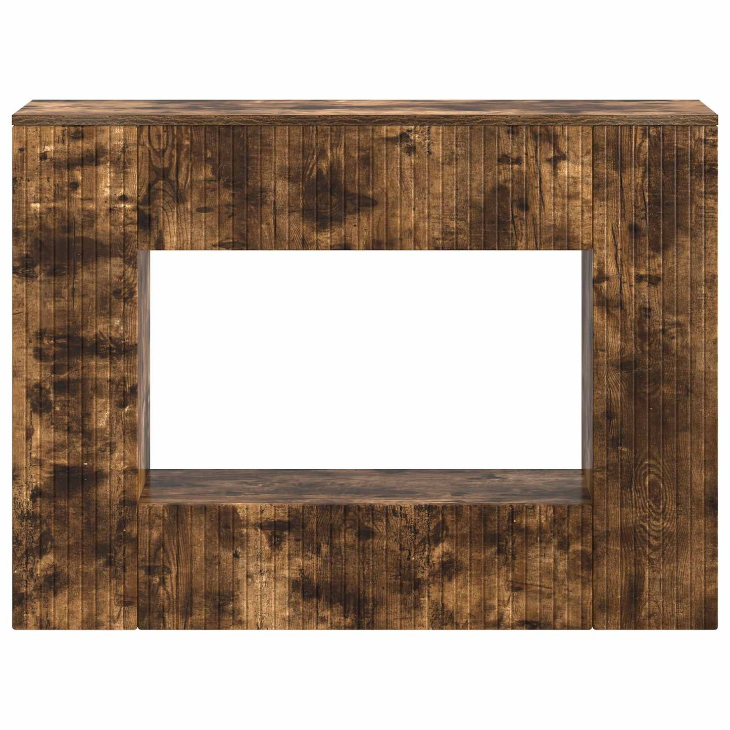 Wandtafel Gerookte Eik 101 x 29 x 74 cm Geconstrueerd hout