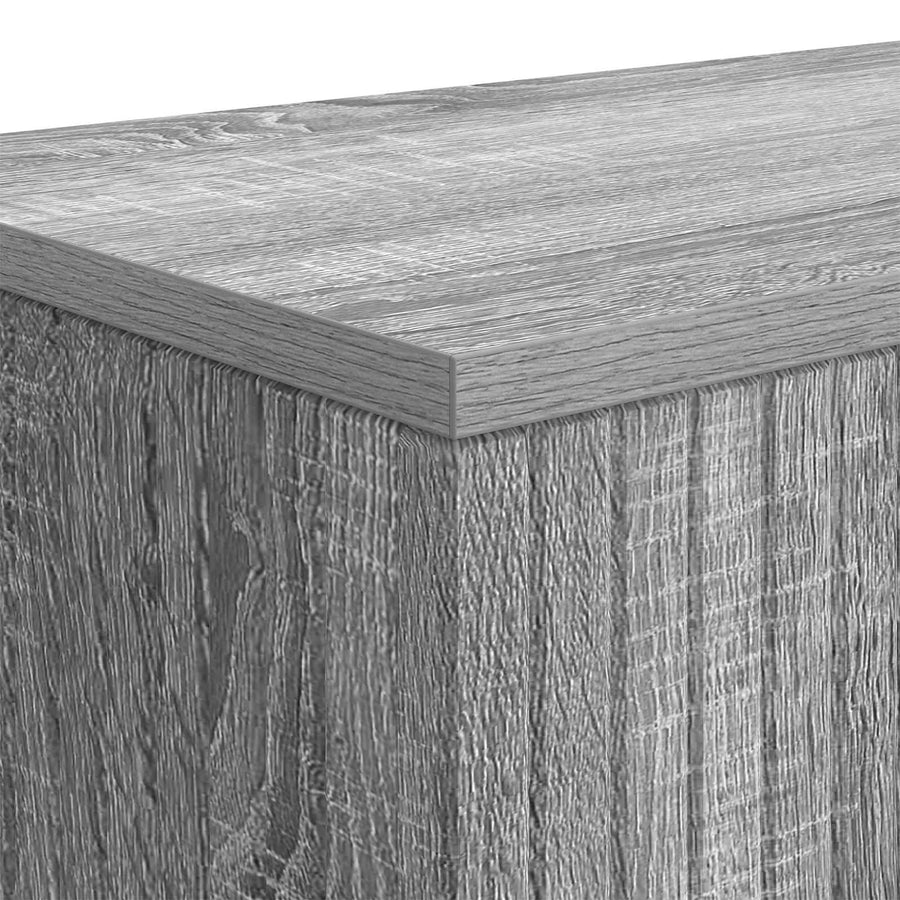 Wandtafel Grijze Sonoma 101 x 29 x 74 cm Geconstrueerd hout
