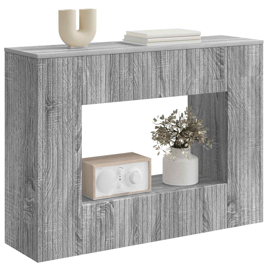 Wandtafel Grijze Sonoma 101 x 29 x 74 cm Geconstrueerd hout