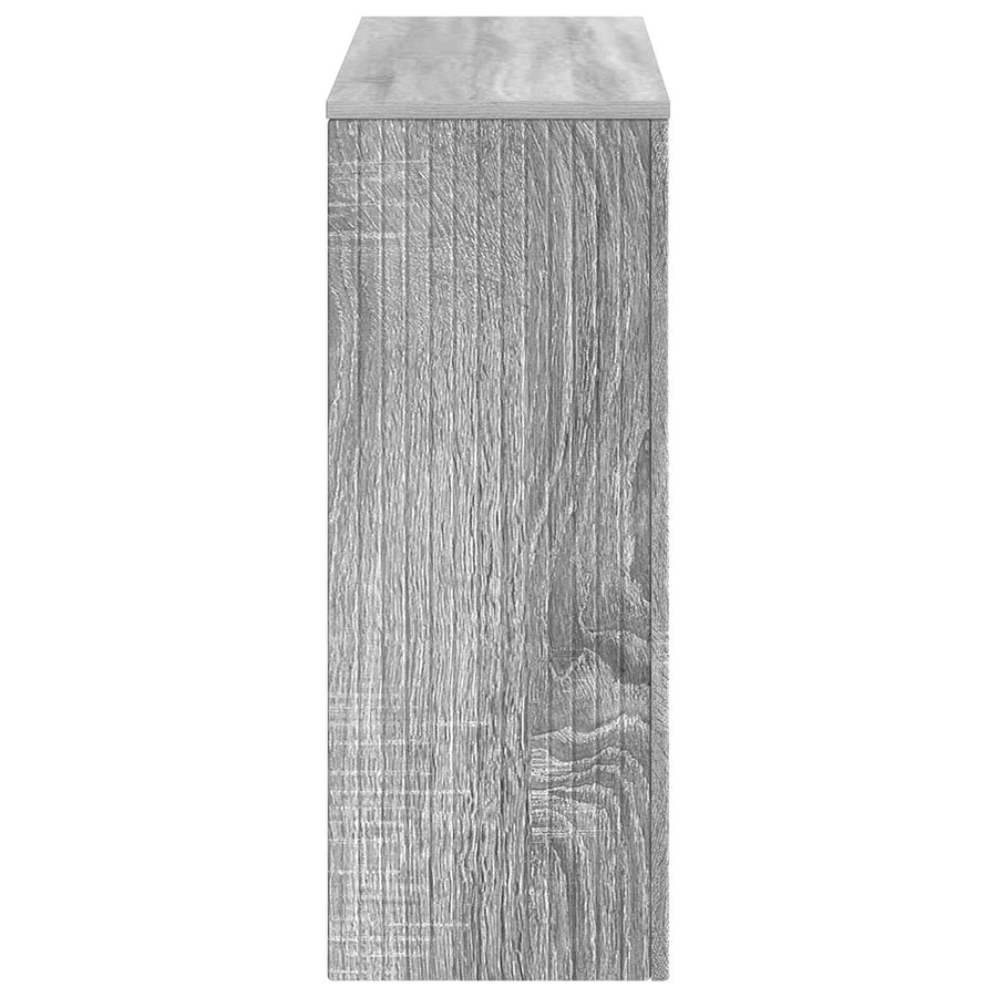Wandtafel Grijze Sonoma 101 x 29 x 74 cm Geconstrueerd hout