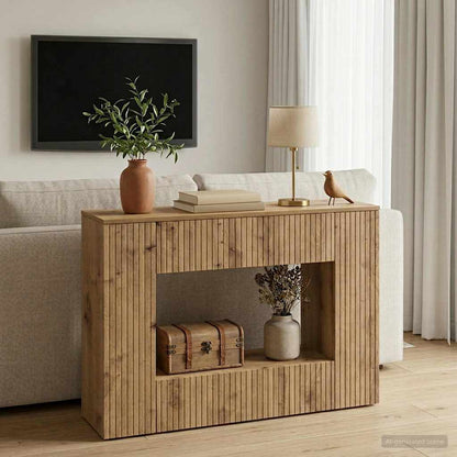 Wandtafel Artisan Eik 101 x 29 x 74 cm Geconstrueerd hout