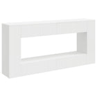 Wandtafel 155x29x74 cm wit geconstrueerd hout