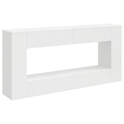Wandtafel 155x29x74 cm wit geconstrueerd hout