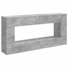 Wandtafel 155x29x74 cm geconstrueerd hout beton grijs