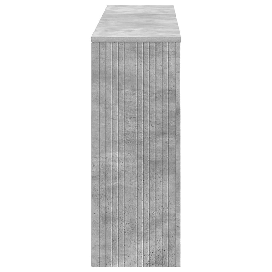 Wandtafel Beton Grijs 155 x 29 x 74 cm Geconstrueerd hout