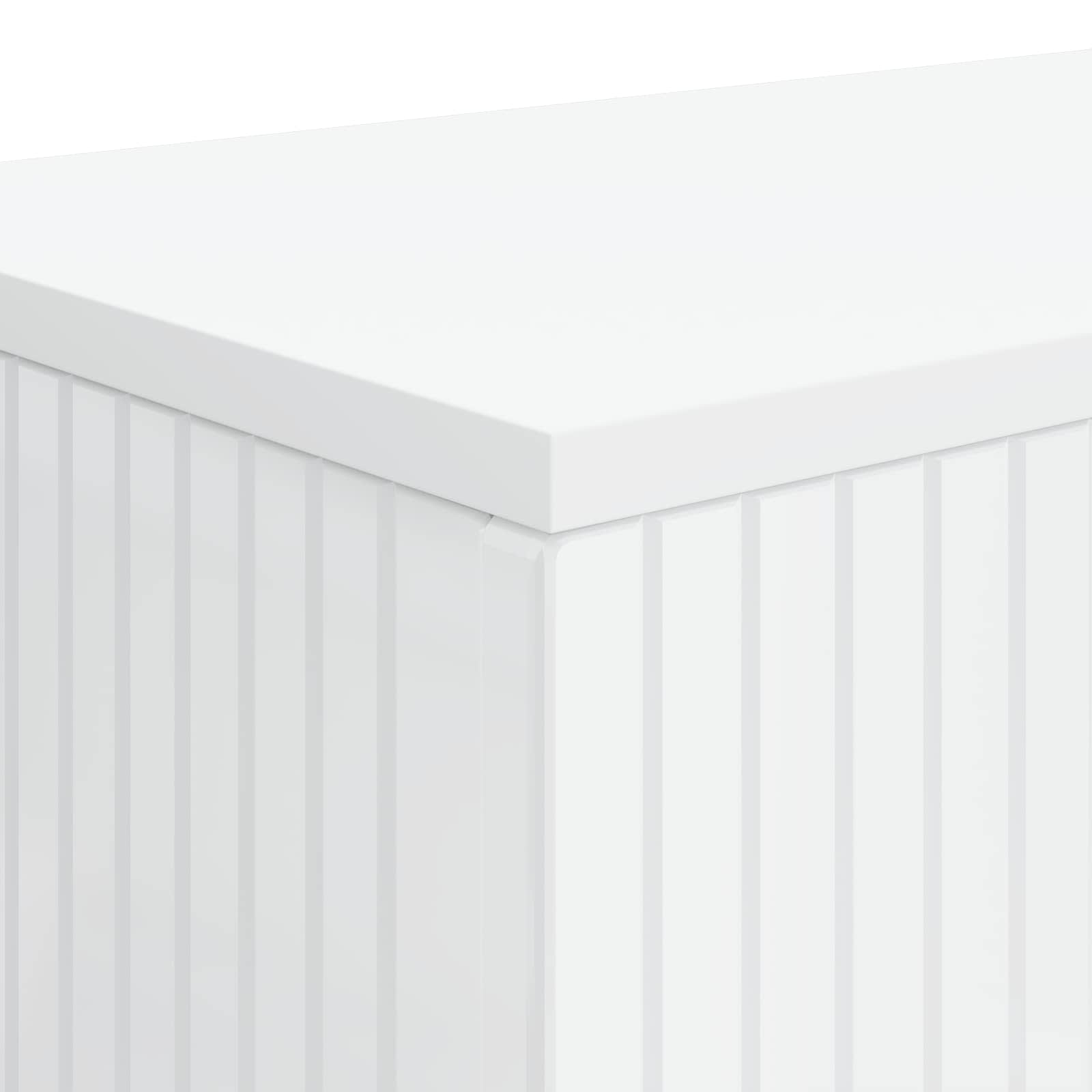 Wandtafel Hoogglans Wit 155 x 29 x 74 cm Geconstrueerd hout