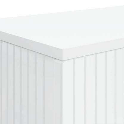 Wandtafel Hoogglans Wit 155 x 29 x 74 cm Geconstrueerd hout
