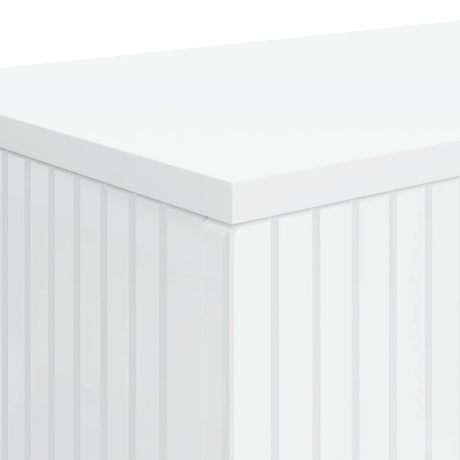 Wandtafel Hoogglans Wit 155 x 29 x 74 cm Geconstrueerd hout
