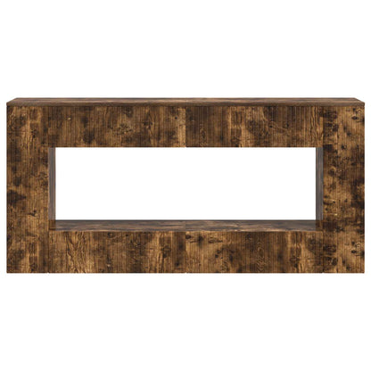Wandtafel Gerookte Eik 155 x 29 x 74 cm Geconstrueerd hout