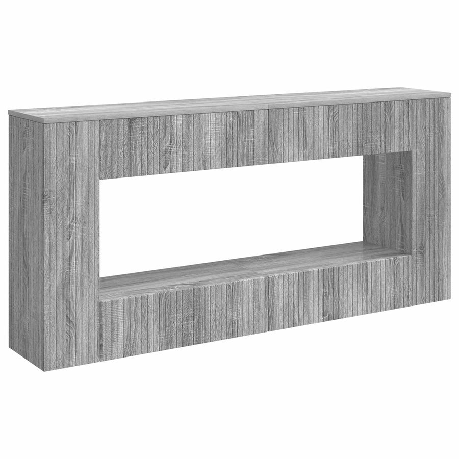 Wandtafel Grijze Sonoma 155 x 29 x 74 cm Geconstrueerd hout