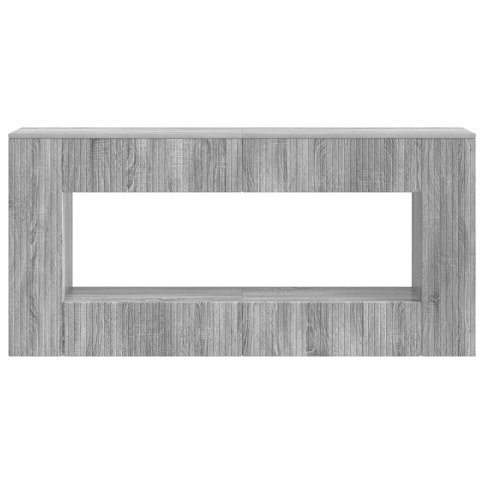 Wandtafel Grijze Sonoma 155 x 29 x 74 cm Geconstrueerd hout