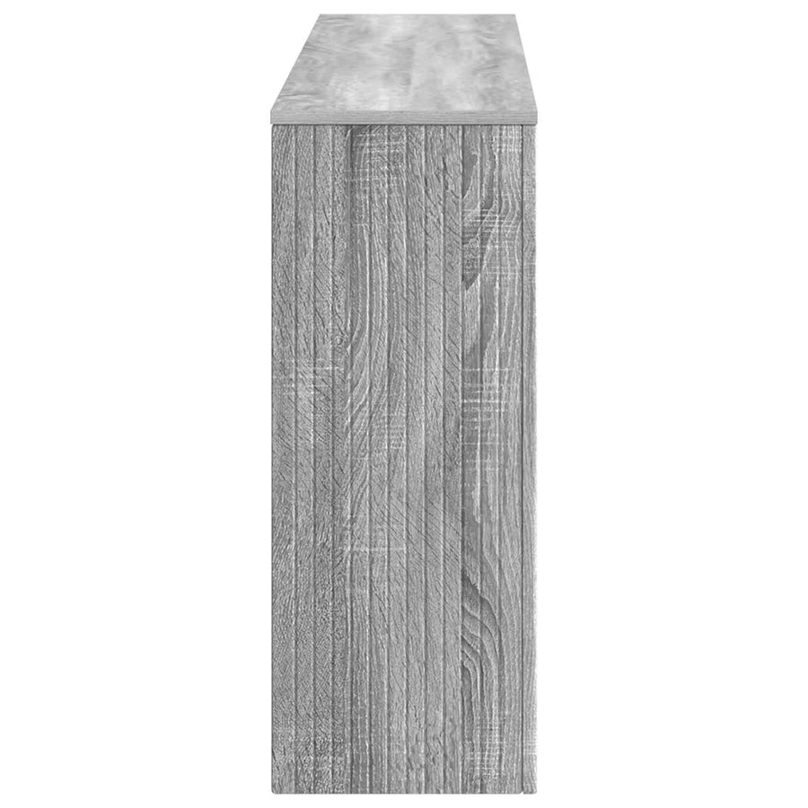 Wandtafel Grijze Sonoma 155 x 29 x 74 cm Geconstrueerd hout