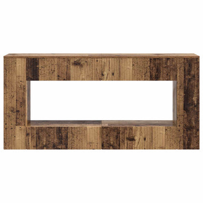Wandtafel Gestreept Oudhout 155 x 29 x 74 cm Geconstrueerd hout