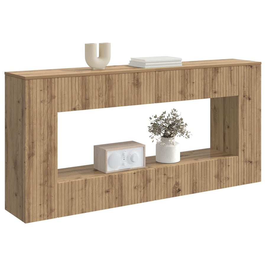 Wandtafel Artisan Eik 155 x 29 x 74 cm Geconstrueerd hout