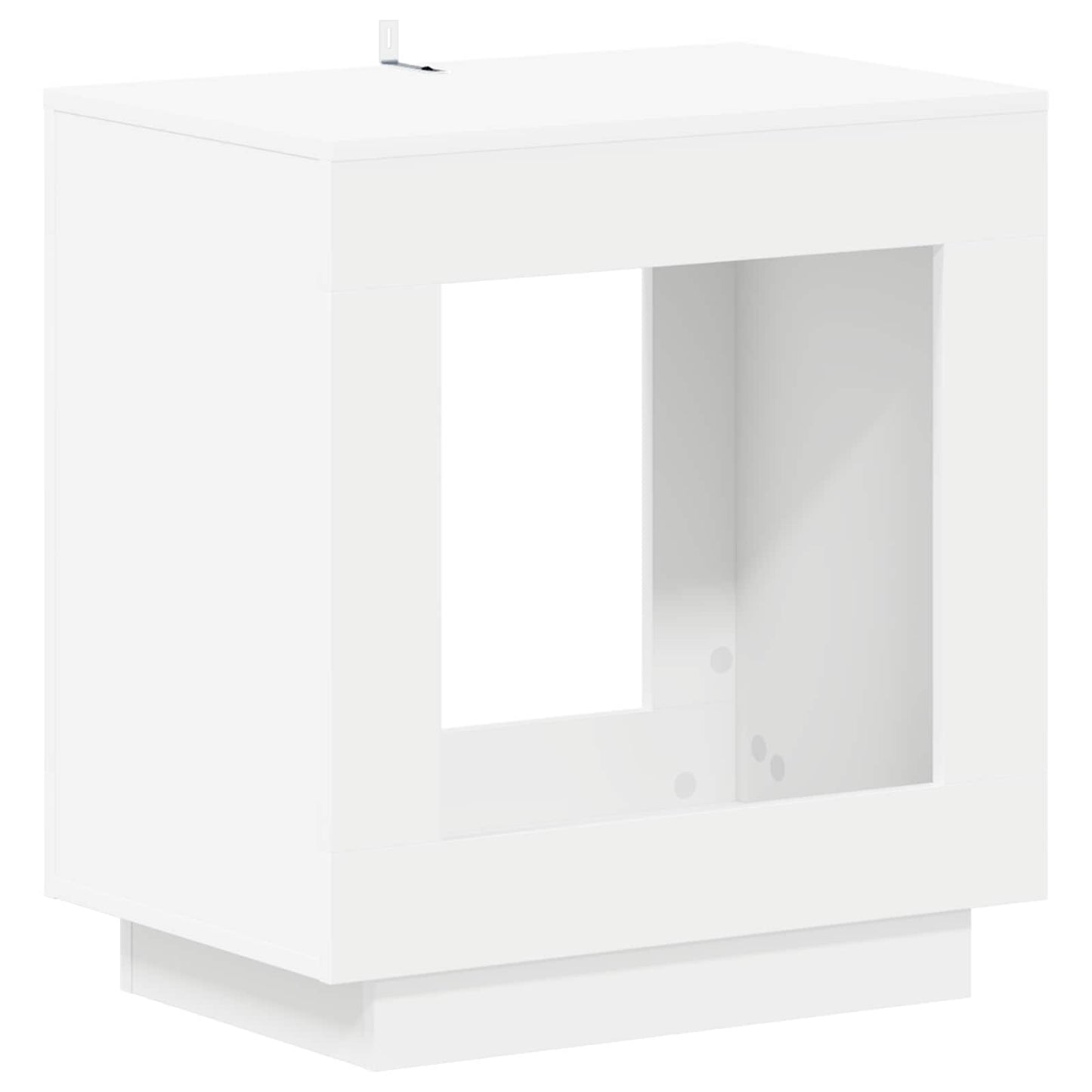Bijzettafel Wit 60 x 40 x 65 cm Geconstrueerd hout