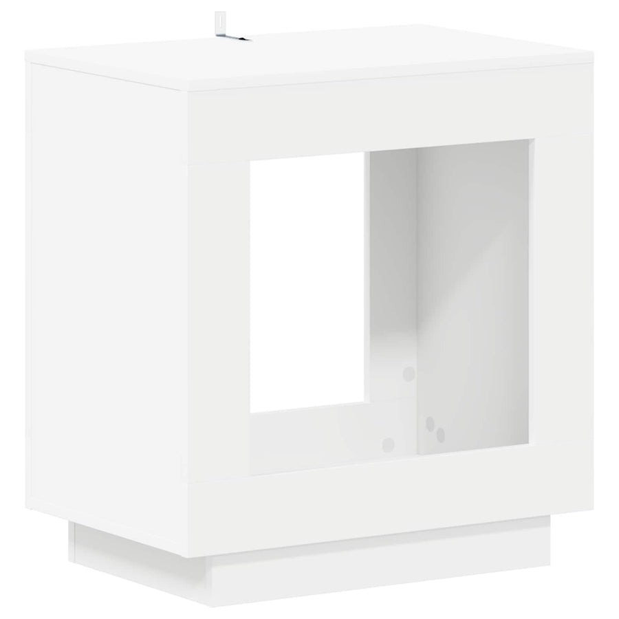 Bijzettafel Wit 60 x 40 x 65 cm Geconstrueerd hout