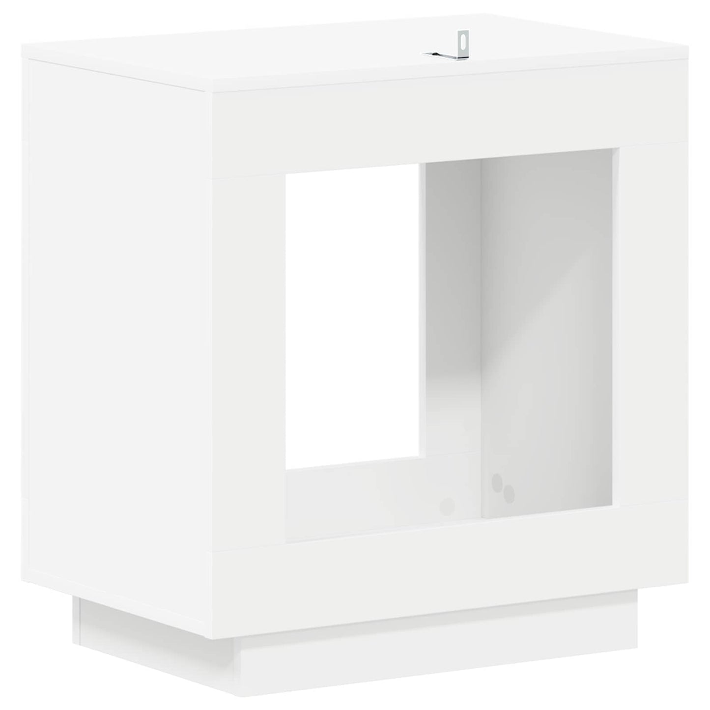 Bijzettafel Wit 60 x 40 x 65 cm Geconstrueerd hout