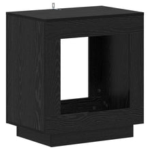 Bijzettafel Zwarte Eik 60 x 40 x 65 cm Geconstrueerd hout
