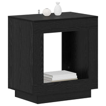 Bijzettafel Zwarte Eik 60 x 40 x 65 cm Geconstrueerd hout