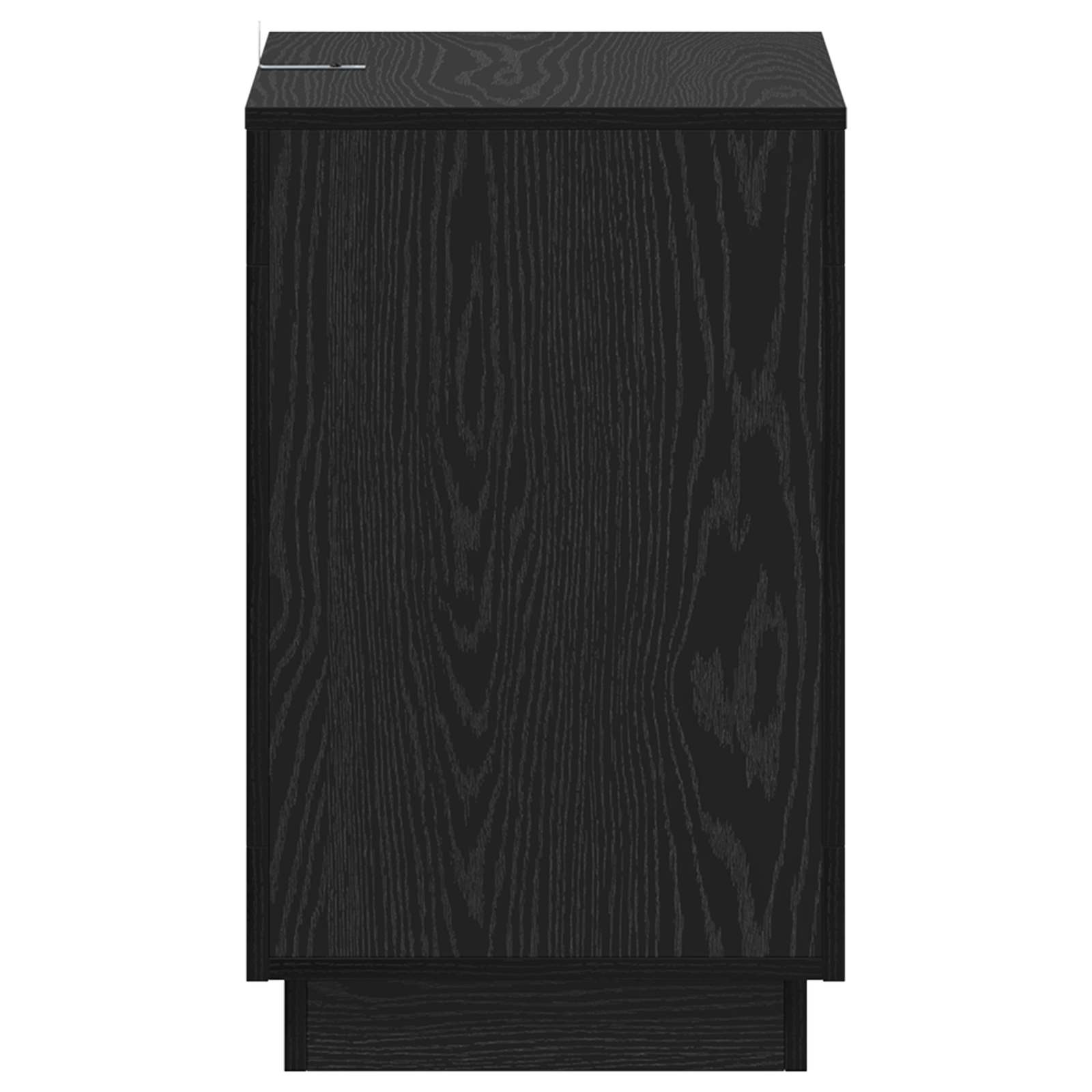Bijzettafel Zwarte Eik 60 x 40 x 65 cm Geconstrueerd hout