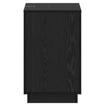Bijzettafel Zwarte Eik 60 x 40 x 65 cm Geconstrueerd hout