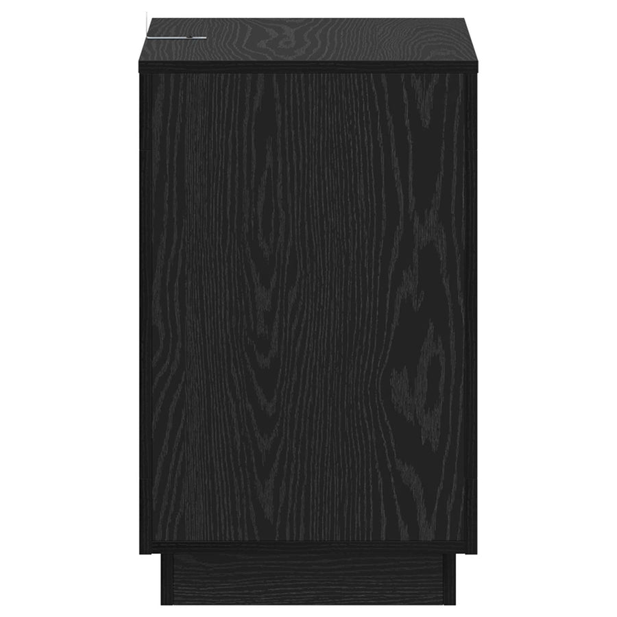 Bijzettafel Zwarte Eik 60 x 40 x 65 cm Geconstrueerd hout